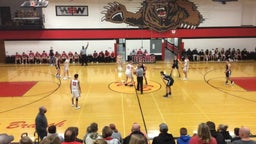 West Branch basketball highlights Anamosa High School
