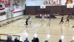 Oakdale girls basketball highlights Manteca High School