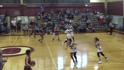 Albertus Magnus girls basketball highlights Ossining High School