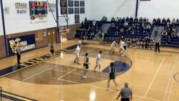 Ithaca basketball highlights Clare High School