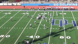 Dana Hills football highlights Beckman High School