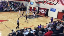 Lake Mills basketball highlights Bishop Garrigan High School