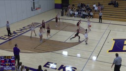 Elkhorn girls basketball highlights Big Foot High School