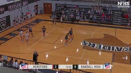 Randall girls basketball highlights Hereford