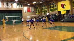 Winnacunnet volleyball highlights Bishop Guertin High School