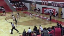 Maize girls basketball highlights Salina South High School