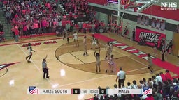 Maize South basketball highlights Maize High School