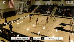 Calvary Christian girls basketball highlights Palm Harbor University High School