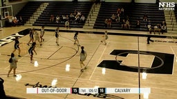 Calvary Christian girls basketball highlights Out of Door Academy