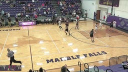 Marble Falls basketball highlights Liberty Hill High School