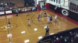 Greenon girls basketball highlights Mechanicsburg High School