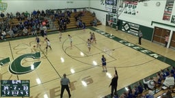 McDonell Central girls basketball highlights Fall Creek High School