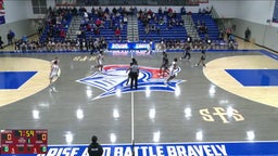 St. Francis de Sales basketball highlights Woodward High School