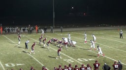 Hudson football highlights Newman Catholic High School