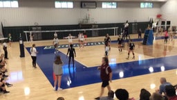 Central volleyball highlights Little Rock Christian Academy High