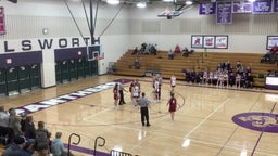 Prescott girls basketball highlights Ellsworth High School