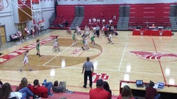 New Palestine girls basketball highlights New Castle