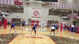 Lake Central volleyball highlights Crown Point