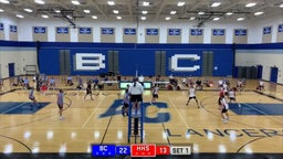 Hamilton boys volleyball highlights Brookfield Central High School