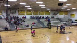 Burns volleyball highlights Kings Mountain