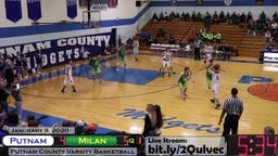Putnam County basketball highlights Milan