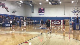 Knob Noster volleyball highlights St. Paul Lutheran High School