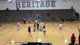 Heritage girls basketball highlights Jefferson