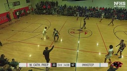Imhotep Charter basketball highlights West Catholic High School