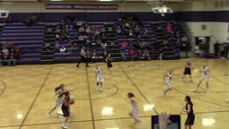 Hartington-Newcastle girls basketball highlights Creighton High School