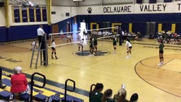 Montgomery volleyball highlights Delaware Valley Regional High School