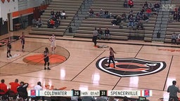Coldwater girls basketball highlights Spencerville High School