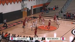 Coldwater girls basketball highlights New Bremen High School
