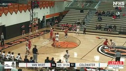 Coldwater basketball highlights Van Wert High School