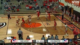 Coldwater basketball highlights Van Wert High School