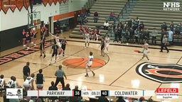 Coldwater basketball highlights Parkway High School