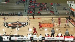 Coldwater basketball highlights Wapakoneta High School