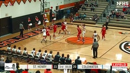 Coldwater basketball highlights St. Henry High School