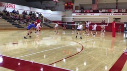Albia volleyball highlights Davis County