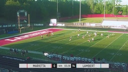 Marietta lacrosse highlights Lambert High School
