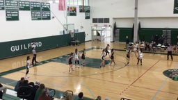 Guilford girls basketball highlights Daniel Hand High School