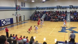 Blue Hill girls basketball highlights Red Cloud