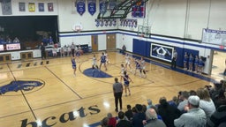 Blue Hill girls basketball highlights Bertrand High School