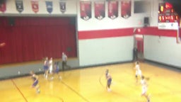 Blue Hill girls basketball highlights Harvard High School