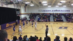 Blue Hill girls basketball highlights Deshler