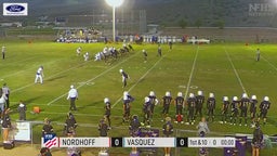 Nordhoff football highlights Vasquez