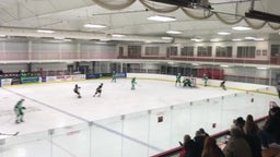 Notre Dame Academy ice hockey highlights University School of Milwaukee