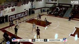 Morristown basketball highlights Delbarton School