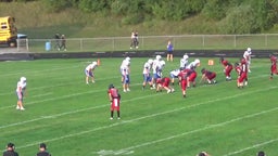 Bath football highlights Saranac