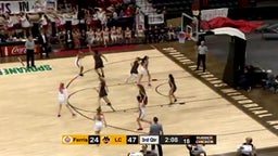 Ferris girls basketball highlights Lewis & Clark High School