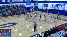 Cambridge basketball highlights Marshall High School